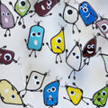 Mystery misfits stained glass creatures